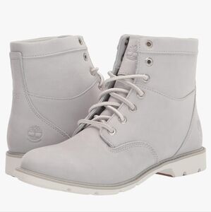 🆕️ Timberland Campton 6-Inch Waterproof Winter Boots in Light Grey Nubuck